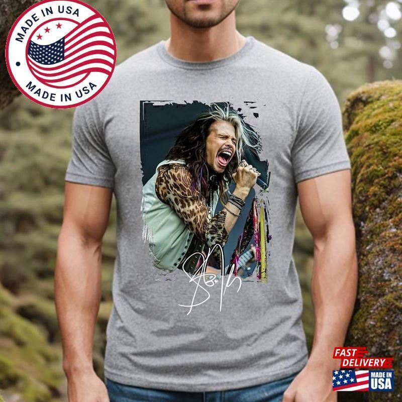 Steven Tyler Tee Shirt 90s Style